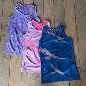 Bundle (3) Oiselle “Flyte” Racerback Tank, S